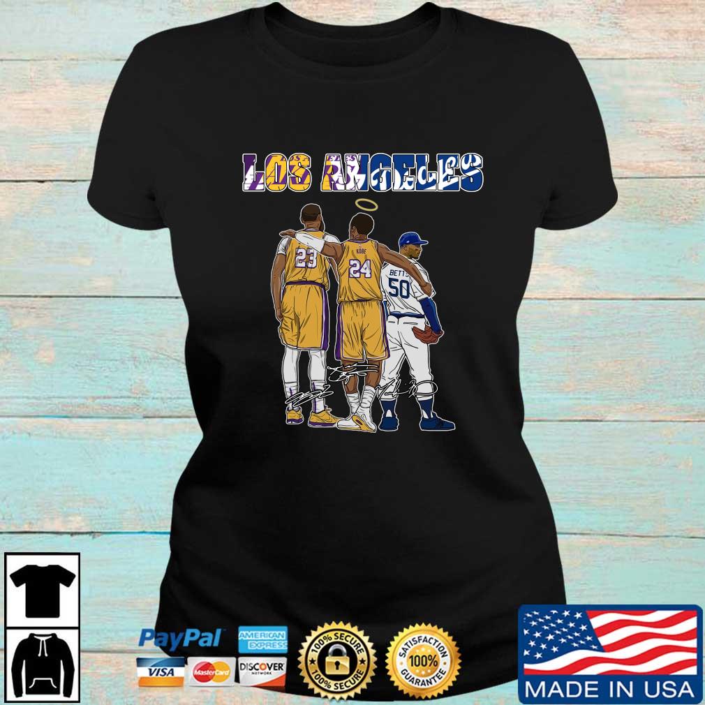Official LA Lakers Lebron James And LA Dodgers Mookie Betts Of Los Angeles  Sports Signatures Shirt, hoodie, sweater, long sleeve and tank top