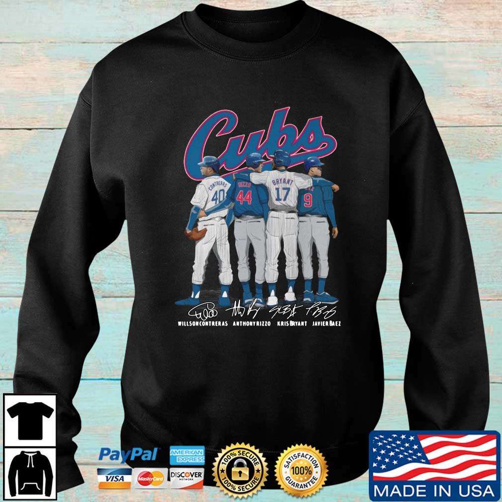 Chicago Cubs Javier Baez Kris Bryant Anthony Rizzo Signatures 2022 Unisex T  Shirt