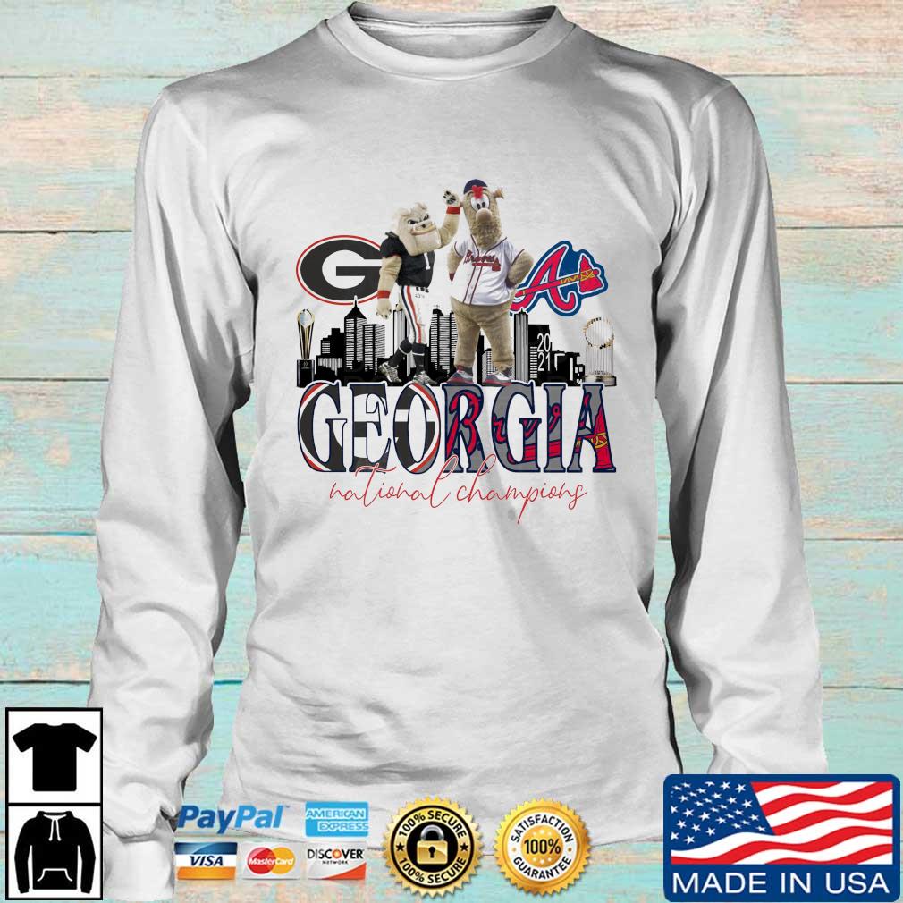 Georgia National Champion Georgia Bulldogs vs Atlanta Braves shirt, hoodie,  sweater, long sleeve and tank top