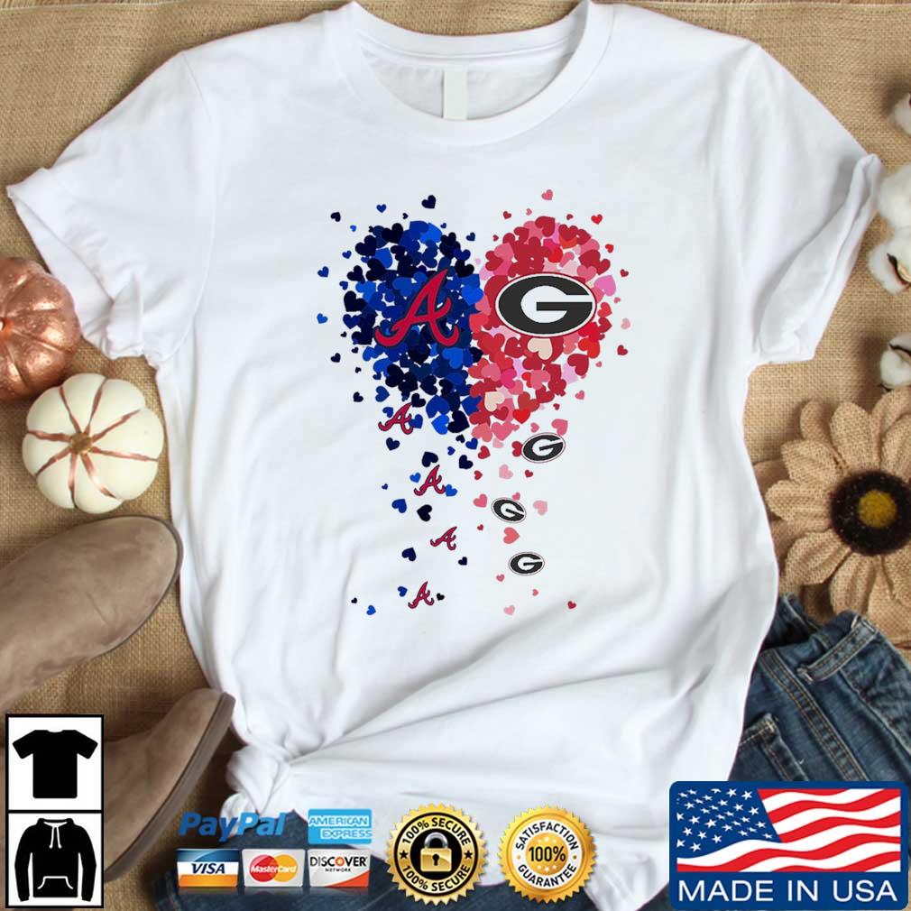 Georgia Bulldogs vs Atlanta Braves heart 2022 shirt, hoodie